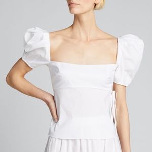 BROCK COLLECTION Cotton Square-Neck Top